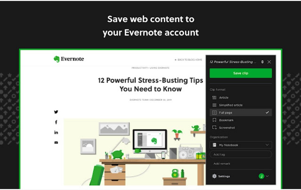 Evernote Web Clipper