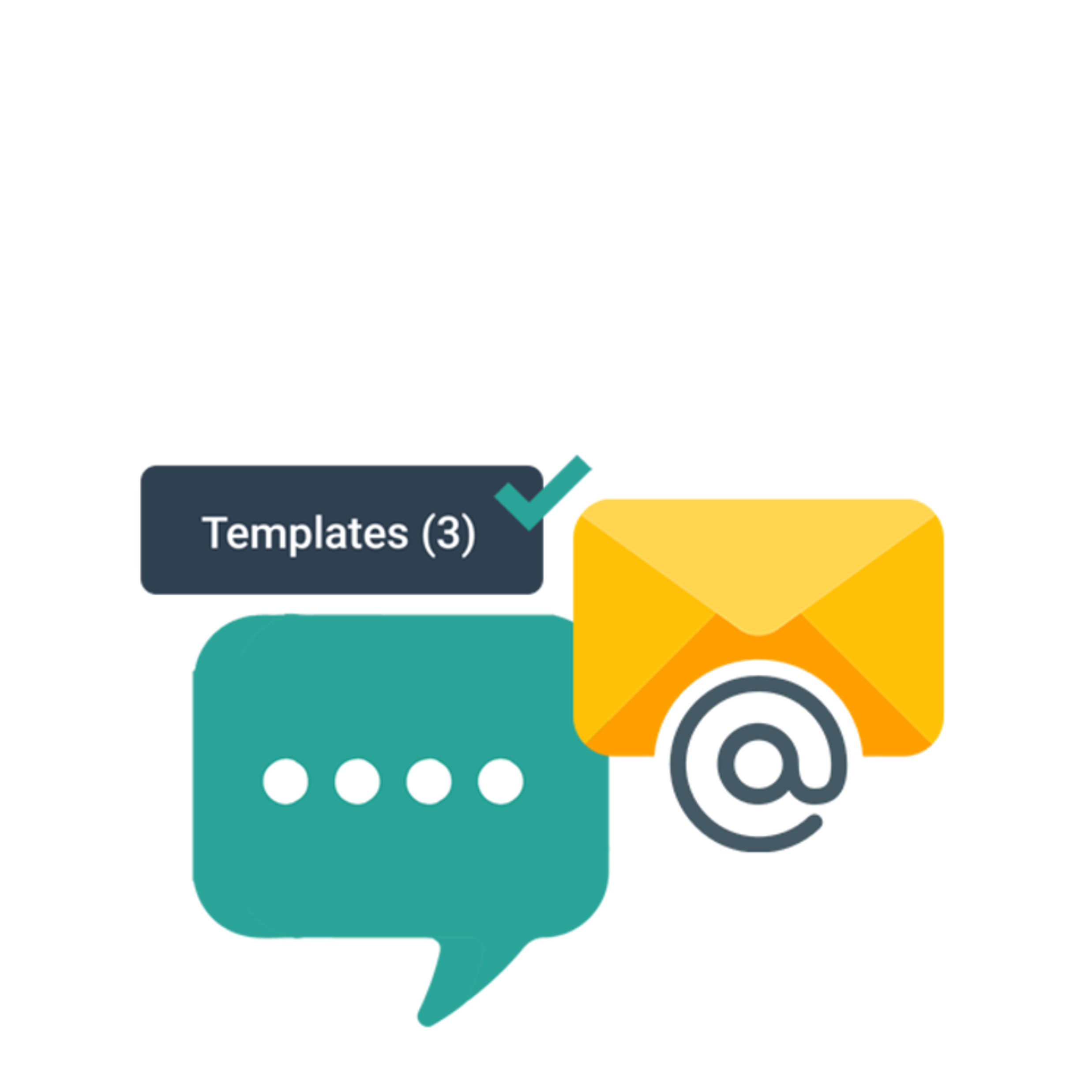 SMS and email Template