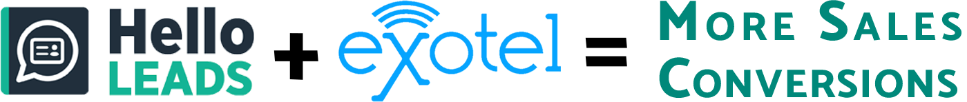 Helloleads Exotel integration