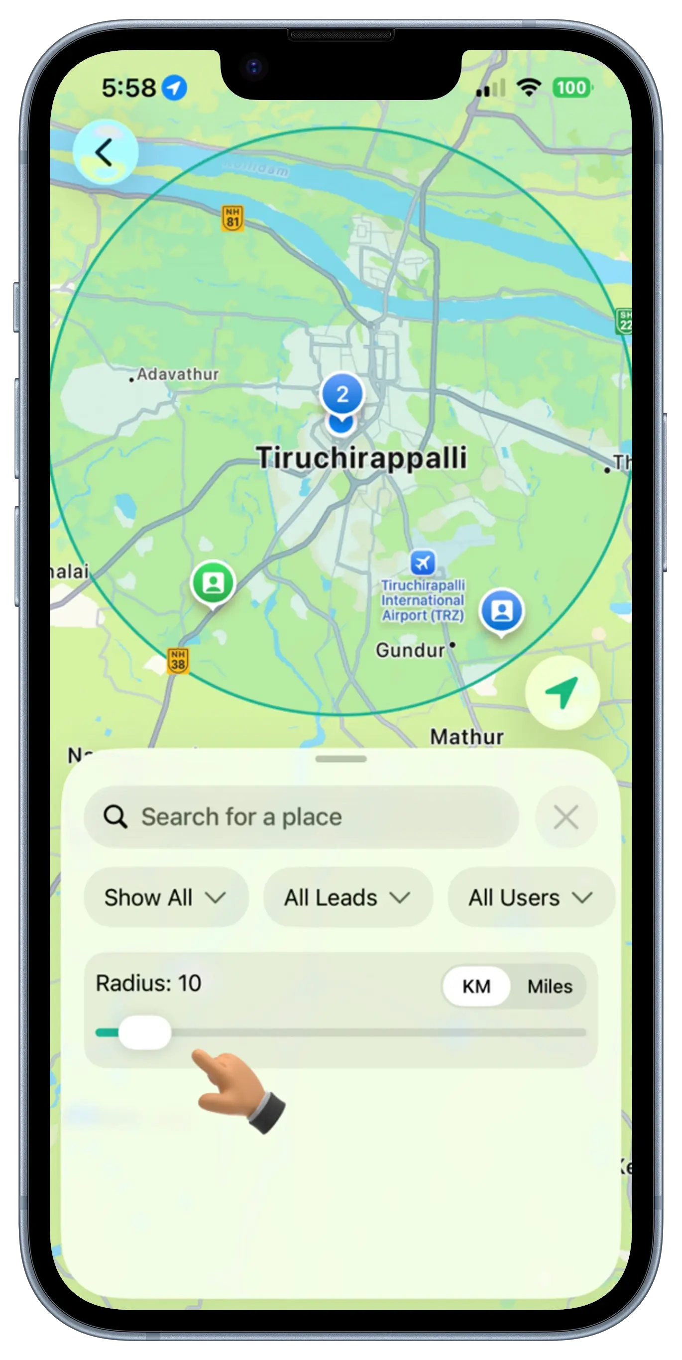 Leads Screen View 2