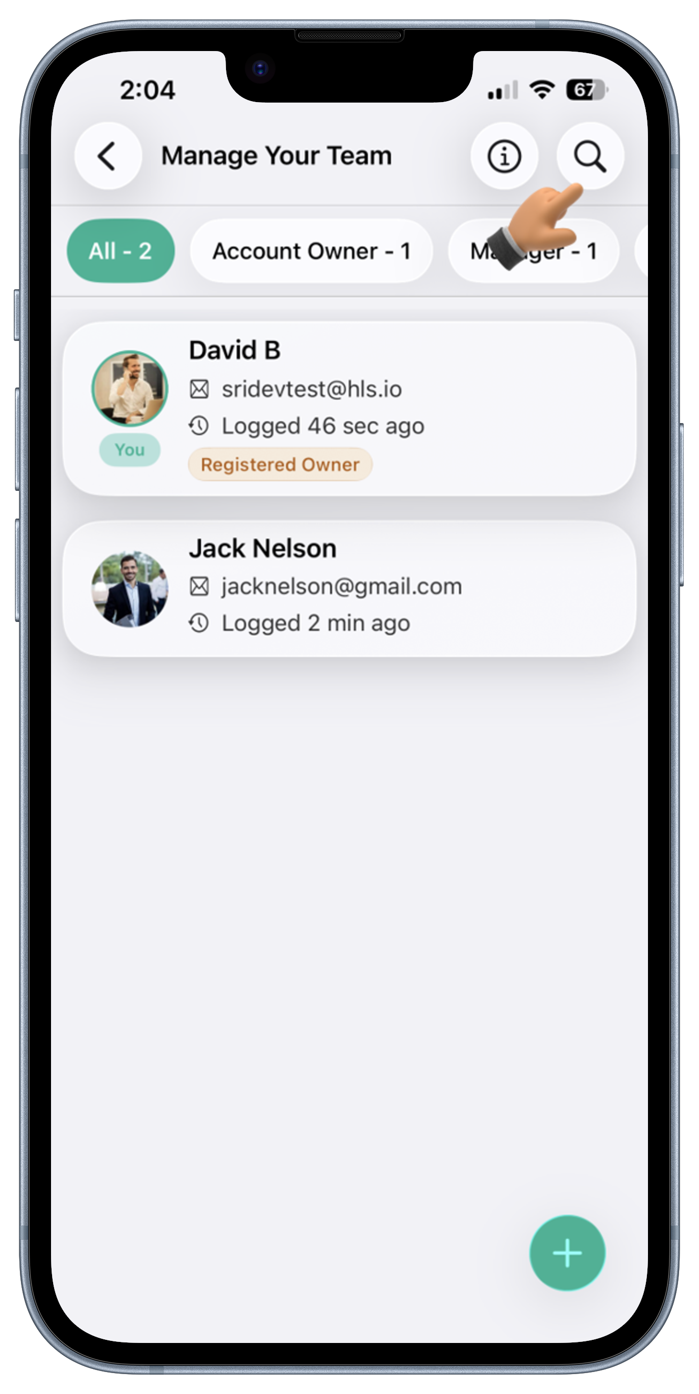 Leads Screen View 2