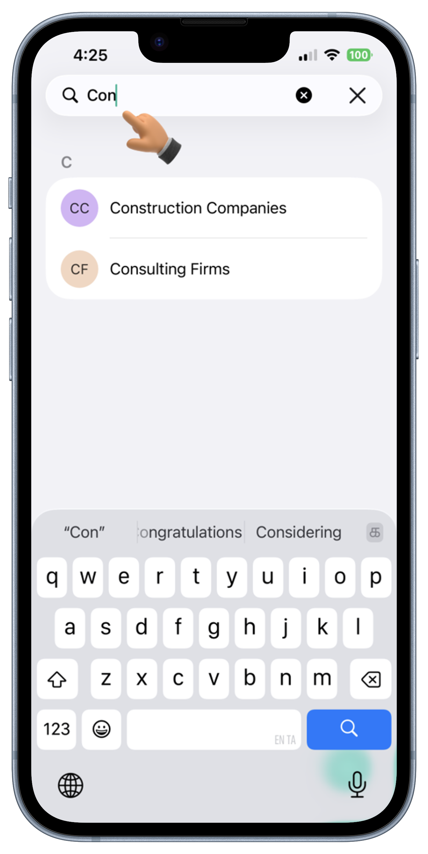 Leads Screen View 2