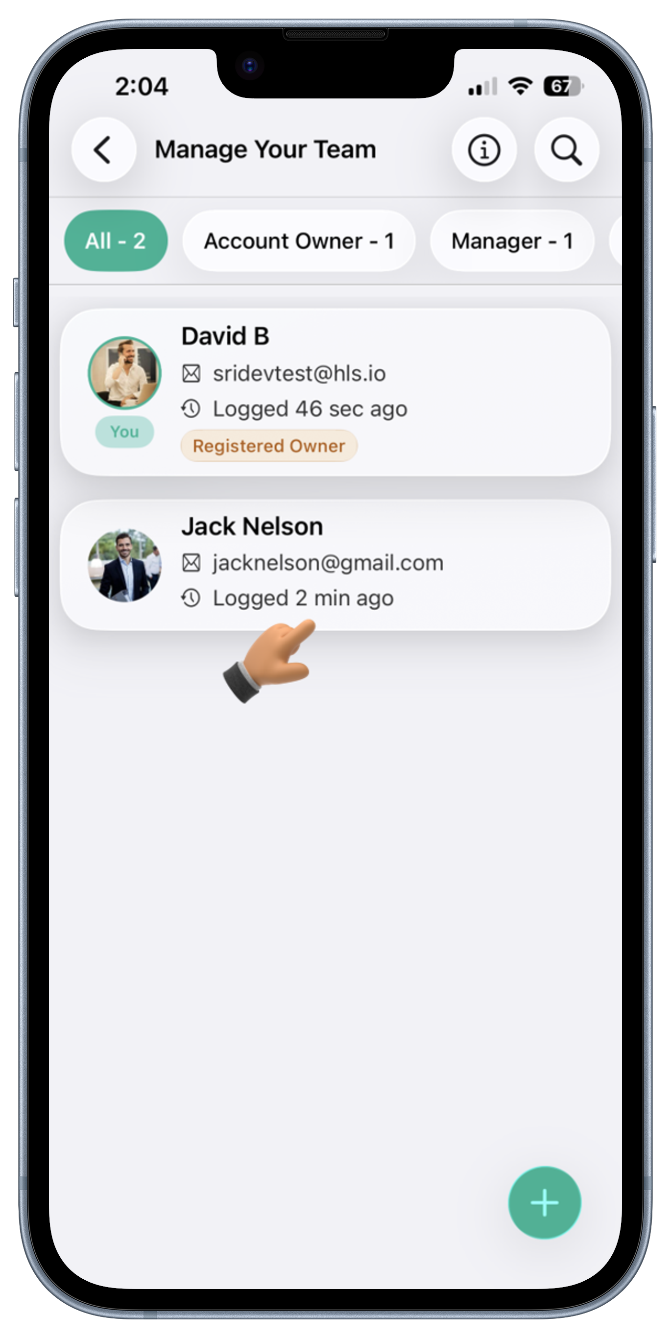 Leads Screen View 1