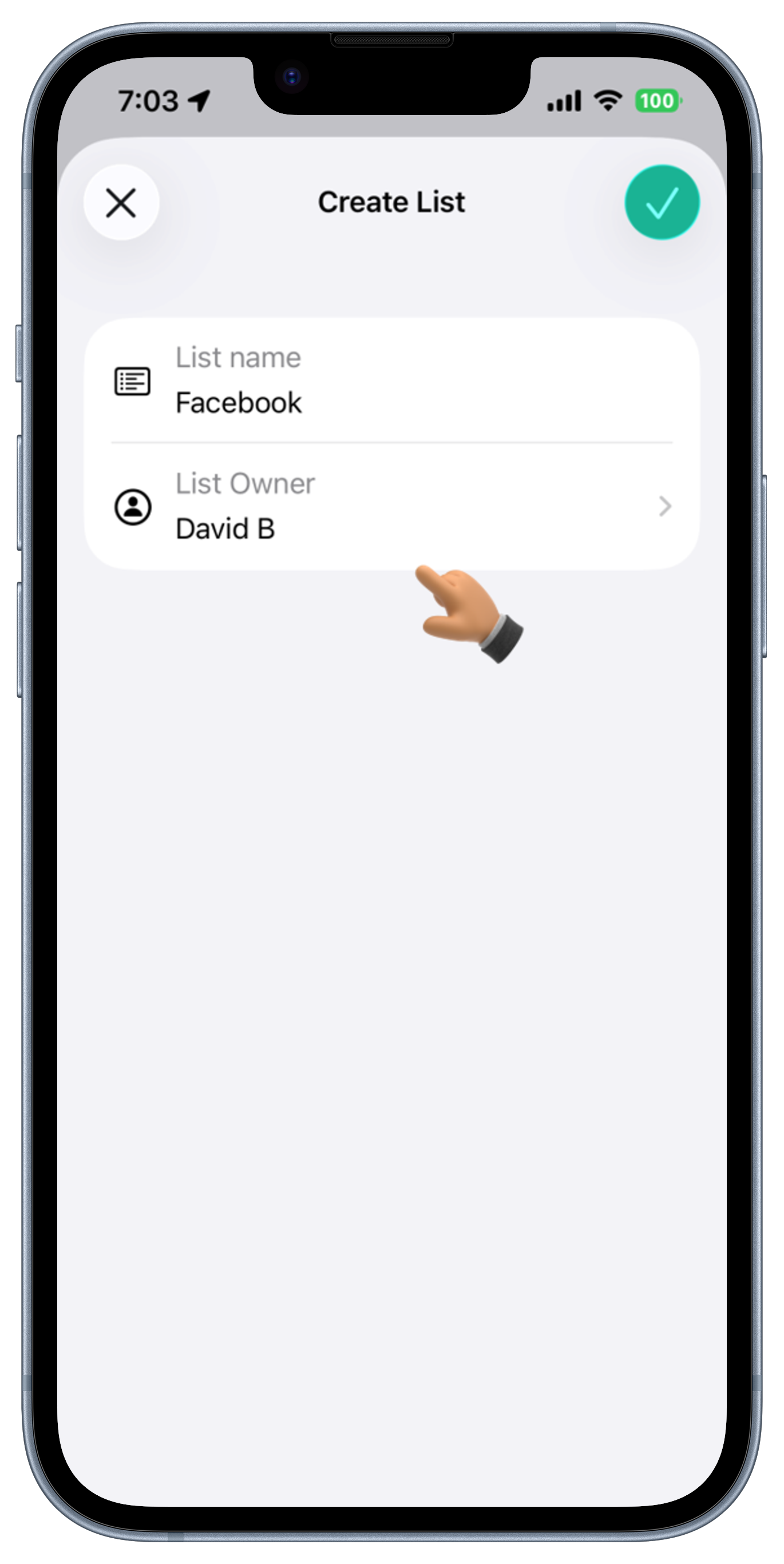 Leads Screen View 2